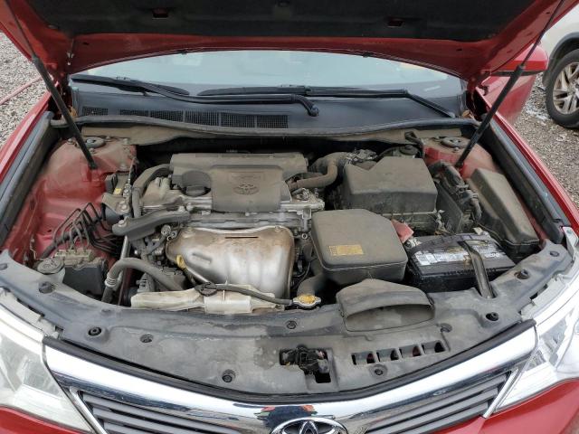 4T1BF1FK3EU867393 - 2014 TOYOTA CAMRY L RED photo 11