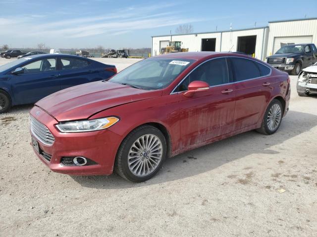 3FA6P0K97GR278444 - 2016 FORD FUSION TITANIUM RED photo 1