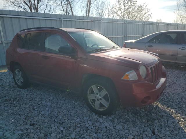 1J8FF47W17D179963 - 2007 JEEP COMPASS RED photo 4