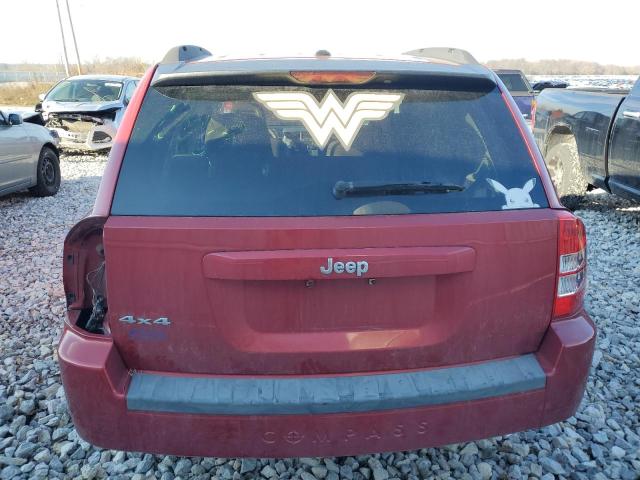 1J8FF47W17D179963 - 2007 JEEP COMPASS RED photo 6