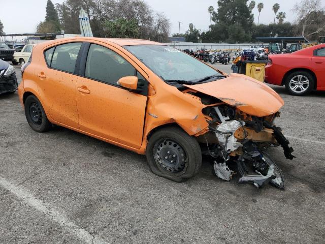 JTDKDTB38F1089731 - 2015 TOYOTA PRIUS C ORANGE photo 4