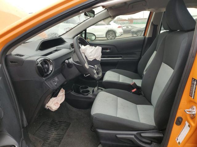 JTDKDTB38F1089731 - 2015 TOYOTA PRIUS C ORANGE photo 7