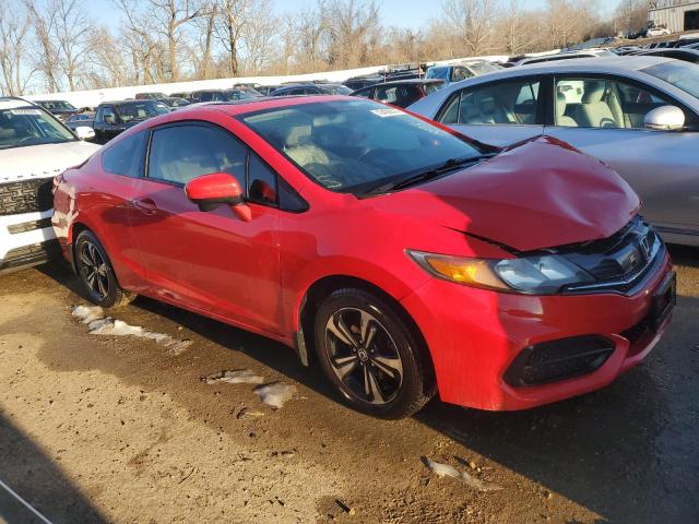 2HGFG3B80FH503902 - 2015 HONDA CIVIC EX RED photo 4