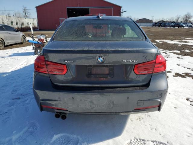 WBA8D9G31HNU64602 - 2017 BMW 330 XI GRAY photo 6