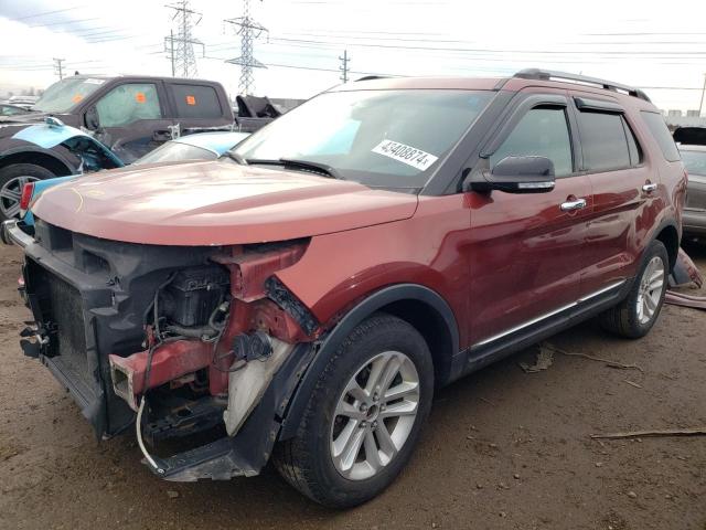 1FM5K8D81EGA53847 - 2014 FORD EXPLORER XLT RED photo 1