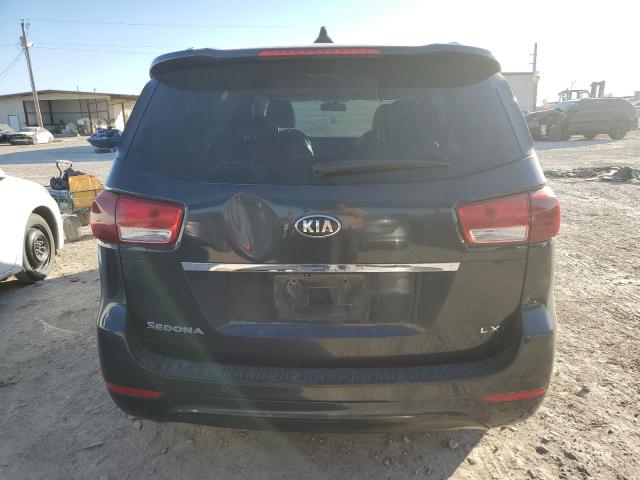 KNDMB5C16H6301152 - 2017 KIA SEDONA LX BLUE photo 6