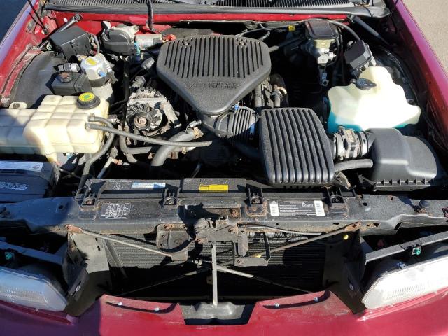 1G1BN52W4RR193280 - 1994 CHEVROLET CAPRICE CLASSIC LS 勃艮第红 照片 11