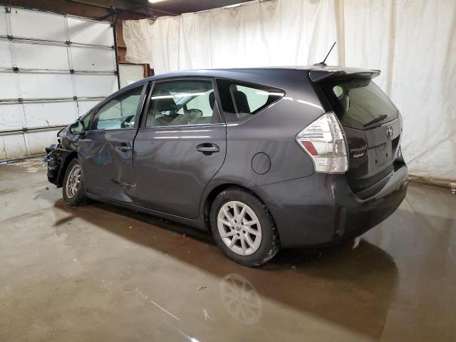 JTDZN3EU9EJ008816 - 2014 TOYOTA PRIUS V GRAY photo 2