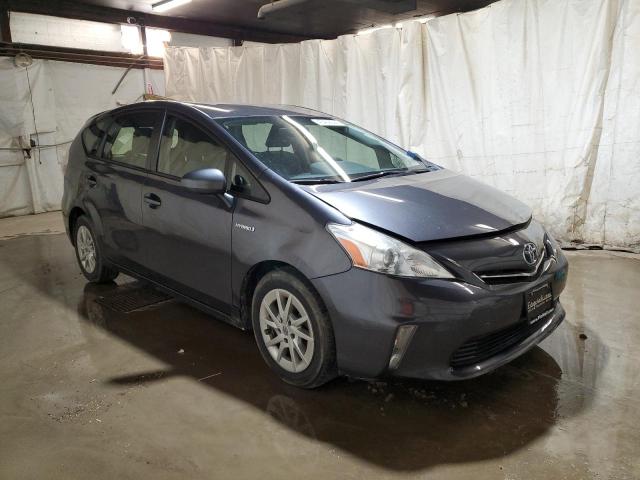 JTDZN3EU9EJ008816 - 2014 TOYOTA PRIUS V GRAY photo 4