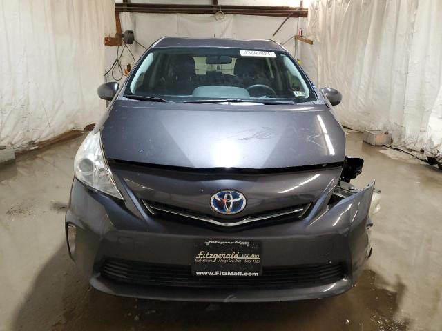 JTDZN3EU9EJ008816 - 2014 TOYOTA PRIUS V GRAY photo 5