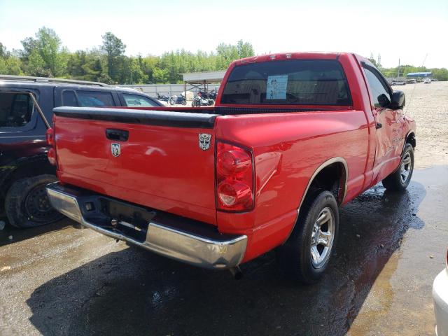 1D7HA16K37J551922 - 2007 DODGE RAM 1500 ST RED photo 4