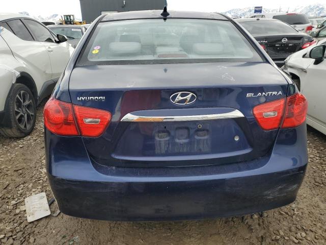 KMHDU4AD3AU888280 - 2010 HYUNDAI ELANTRA BLUE BLUE photo 6