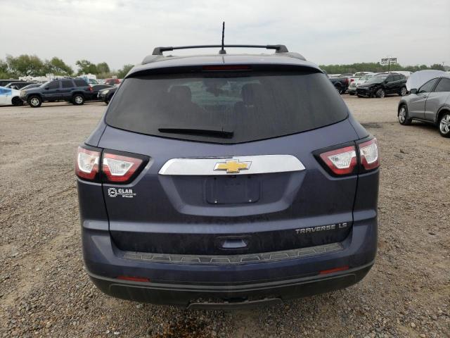 1GNKRFEDXEJ263201 - 2014 CHEVROLET TRAVERSE LS BLUE photo 6