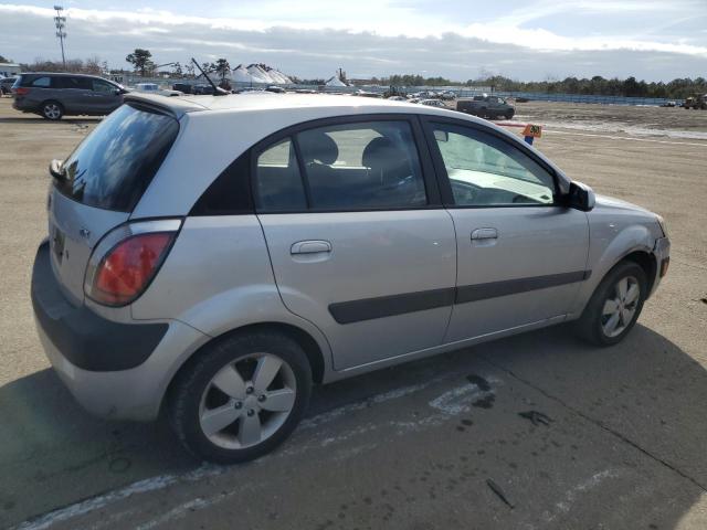 KNADE163386348858 - 2008 KIA RIO 5 SX GRAY photo 3