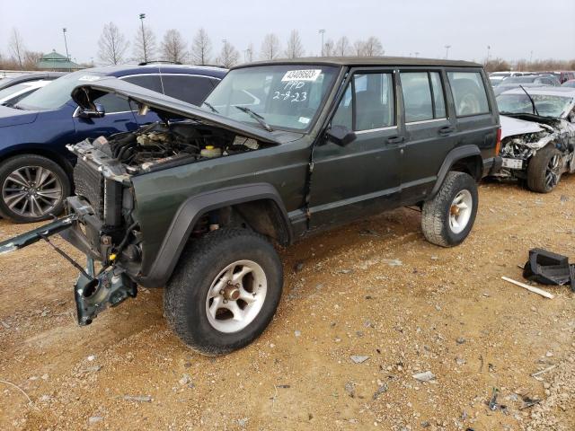 1J4FJ28S0SL670538 - 1995 JEEP CHEROKEE SE GREEN photo 1