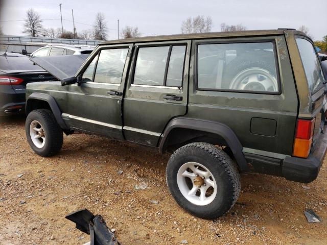 1J4FJ28S0SL670538 - 1995 JEEP CHEROKEE SE GREEN photo 2