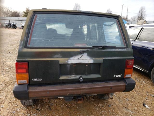 1J4FJ28S0SL670538 - 1995 JEEP CHEROKEE SE GREEN photo 6