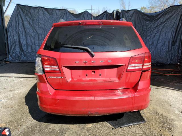 3C4PDCAB5HT539619 - 2017 DODGE JOURNEY SE RED photo 6