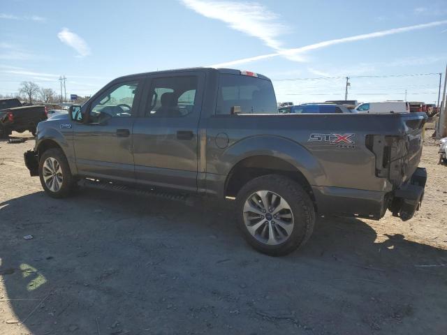 1FTEW1EP2JFA44399 - 2018 FORD F150 SUPERCREW GRAY photo 2