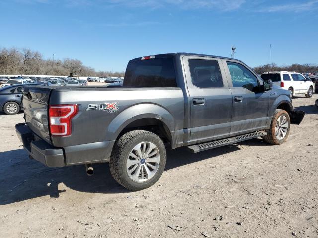 1FTEW1EP2JFA44399 - 2018 FORD F150 SUPERCREW GRAY photo 3