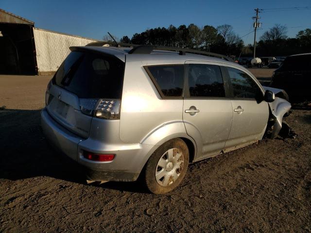 JA4AS2AW8BU011640 - 2011 MITSUBISHI OUTLANDER ES SILVER photo 3