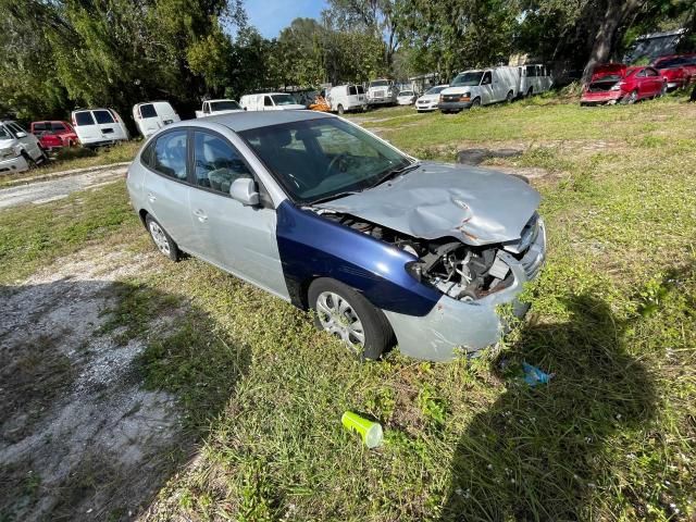 KMHDU4AD3AU923268 - 2010 HYUNDAI ELANTRA BLUE SILVER photo 1