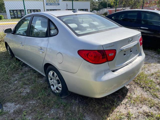 KMHDU4AD3AU923268 - 2010 HYUNDAI ELANTRA BLUE SILVER photo 3