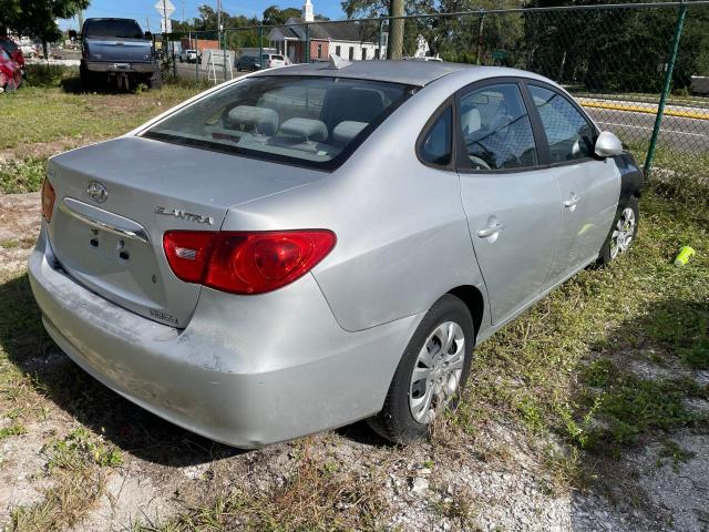 KMHDU4AD3AU923268 - 2010 HYUNDAI ELANTRA BLUE SILVER photo 4