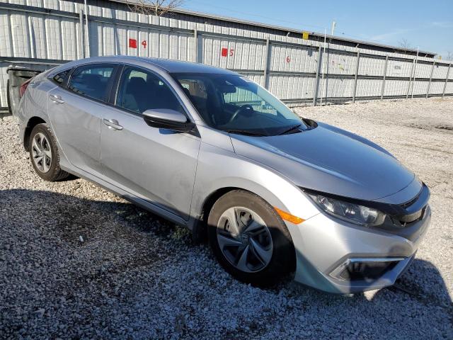 2HGFC2F63MH529681 - 2021 HONDA CIVIC LX SILVER photo 4