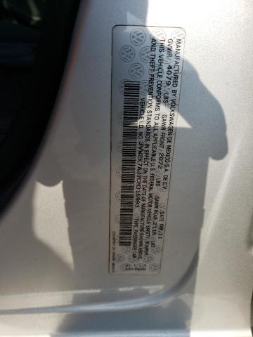 3VW2K7AJ7CM315993 - 2012 VOLKSWAGEN JETTA BASE Gümüş foto 13