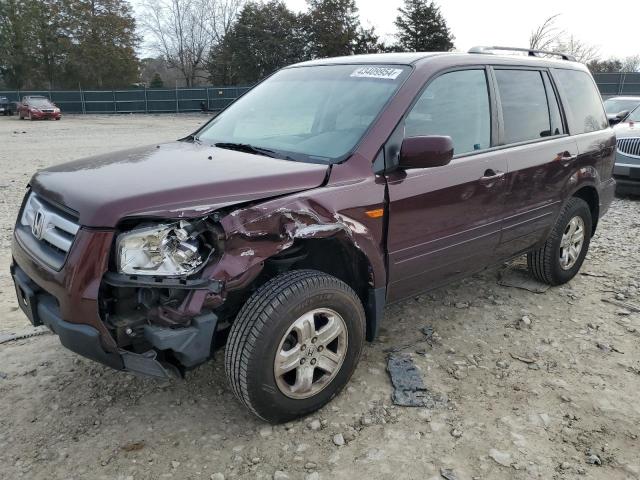 5FNYF18278B026816 - 2008 HONDA PILOT VP BURGUNDY photo 1