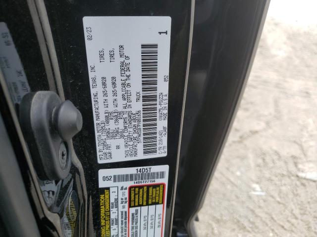 5TFNA5DB7PX081656 - 2023 TOYOTA TUNDRA CREWMAX PLATINUM Qara foto 12