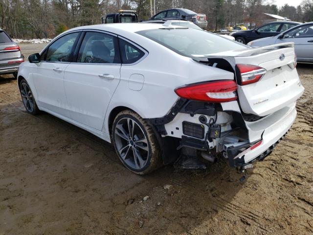 3FA6P0D95LR199572 - 2020 FORD FUSION TITANIUM WHITE photo 2