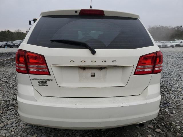 3C4PDCAB8ET277820 - 2014 DODGE JOURNEY SE WHITE photo 6