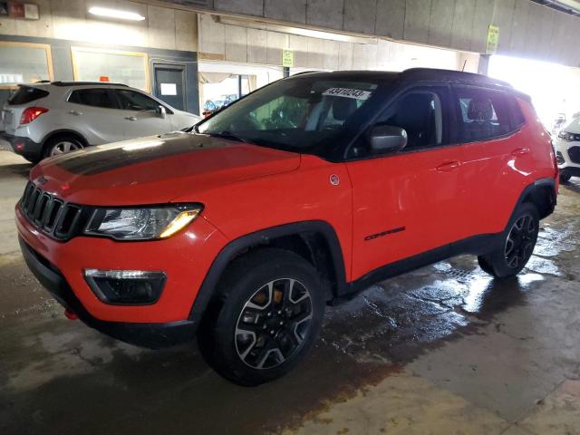 3C4NJDDB5KT770805 - 2019 JEEP COMPASS TRAILHAWK ORANGE photo 1