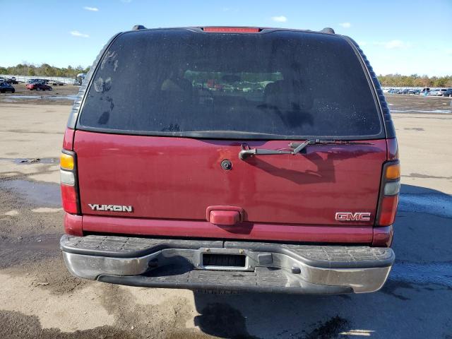 1GKEK13V04J163278 - 2004 GMC YUKON RED photo 6