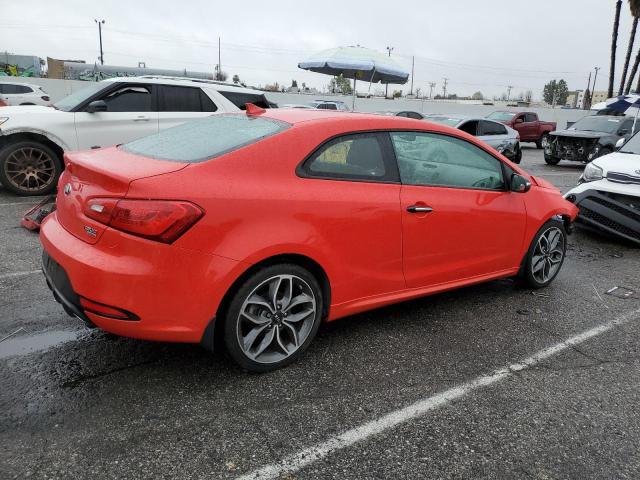 KNAFZ6A35E5234380 - 2014 KIA FORTE SX RED photo 3