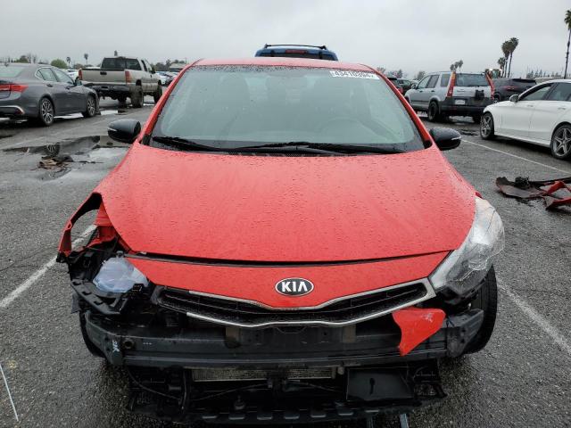 KNAFZ6A35E5234380 - 2014 KIA FORTE SX RED photo 5