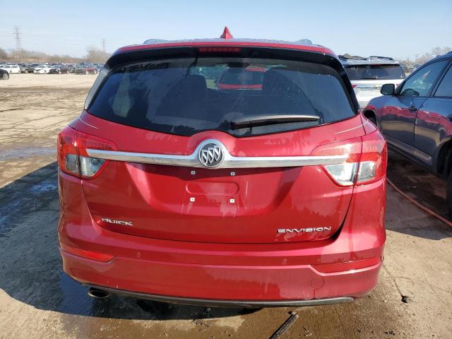 LRBFXBSA3HD071493 - 2017 BUICK ENVISION ESSENCE RED photo 6