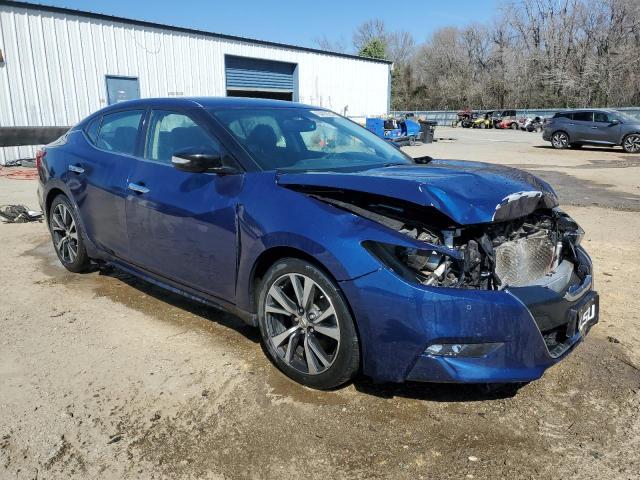 1N4AA6AP1JC390175 - 2018 NISSAN MAXIMA 3.5S BLUE photo 4