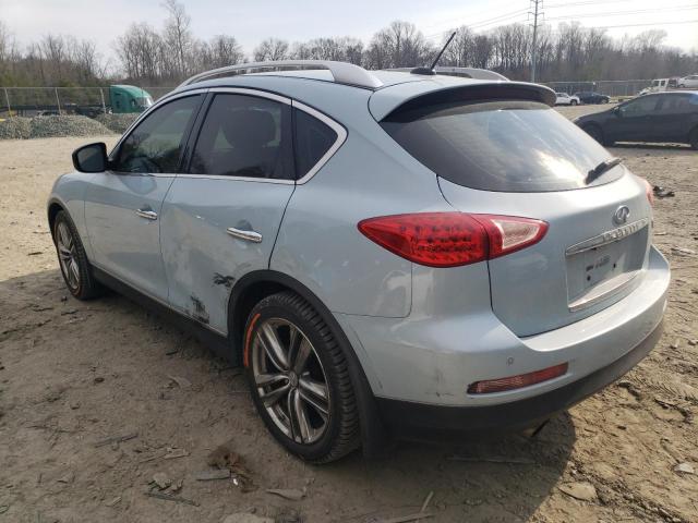 JN1AJ0HR0BM851007 - 2011 INFINITI EX35 BASE Կապույտ լուսանկար 2