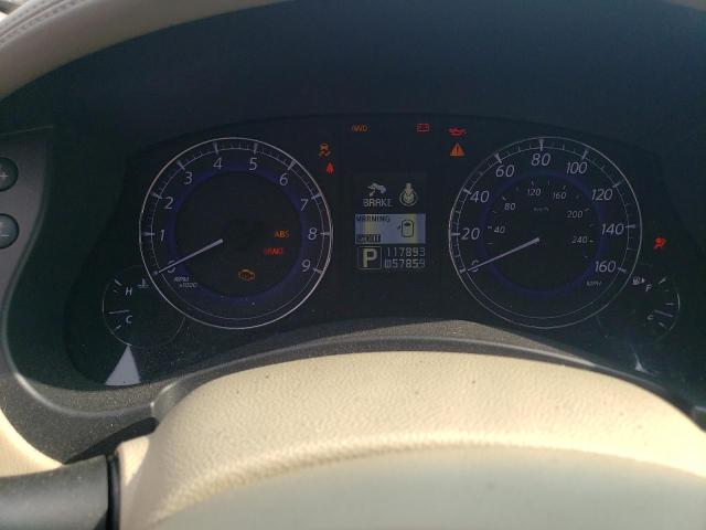 JN1AJ0HR0BM851007 - 2011 INFINITI EX35 BASE Կապույտ լուսանկար 9