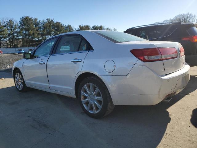 3LNHL2JC8BR776101 - 2011 LINCOLN MKZ WHITE photo 2