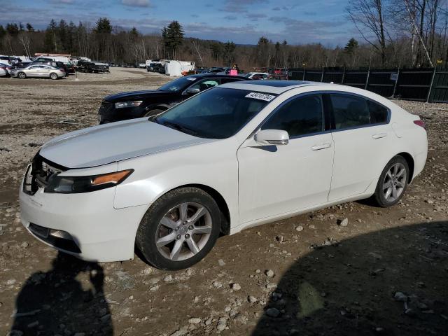 19UUA8F25EA003145 - 2014 ACURA TL WHITE photo 1