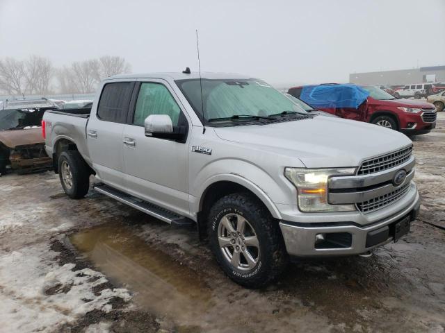 1FTFW1E49KKD12903 - 2019 FORD F150 SUPERCREW SILVER photo 4