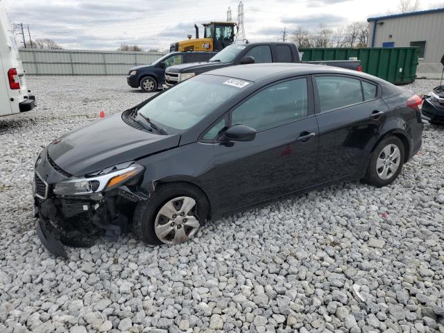 3KPFK4A73HE066598 - 2017 KIA FORTE LX BLACK photo 1