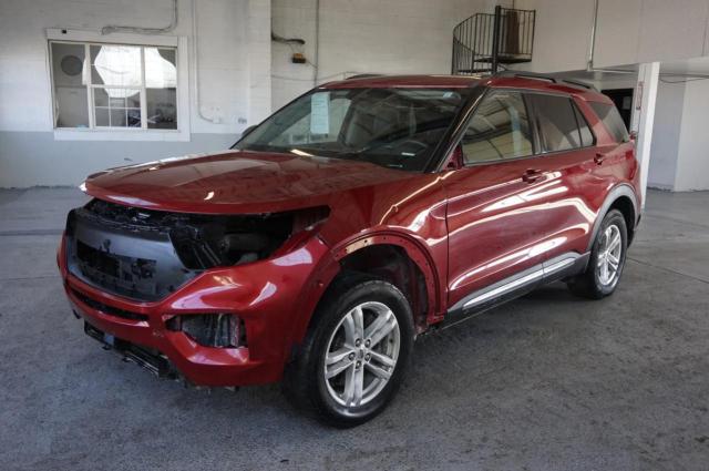 1FMSK8DH3LGC90825 - 2020 FORD EXPLORER XLT წითელი ფოტო 2