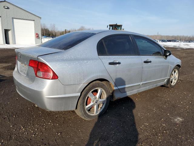 2HGFA16387H006618 - 2007 HONDA CIVIC DX SILVER photo 3