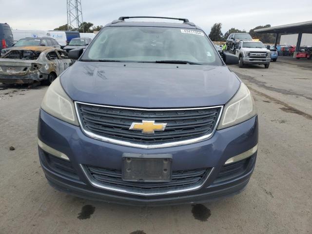 1GNKRFED2EJ229141 - 2014 CHEVROLET TRAVERSE LS BLUE photo 5