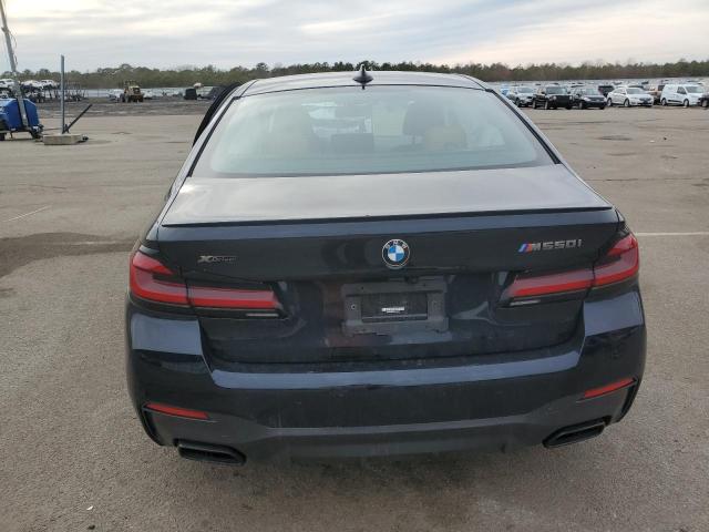 WBA13BK0XNCJ58773 - 2022 BMW M550XI BLUE photo 6